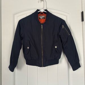 First Wave Dark Blue Kids Puffer Jacket Size 8